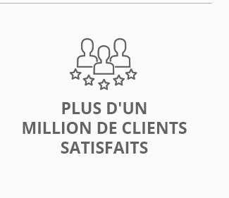1 million de clients satisfaits