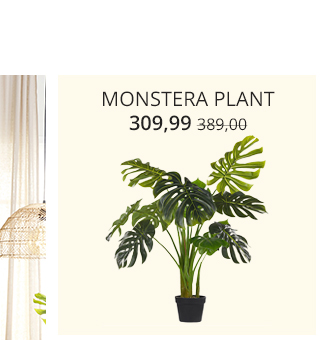 Sztuczna roślina doniczkowa 113 cm MONSTERA PLANT 