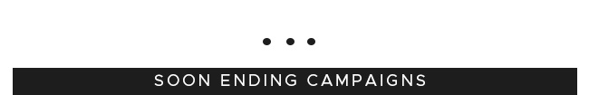 Soon ending campaigns